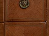 an image of a close up of a wooden dresser