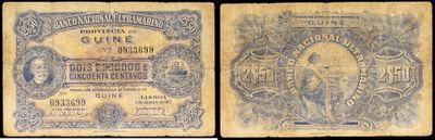 two old currency notes with a picture of a man and a woman on them
