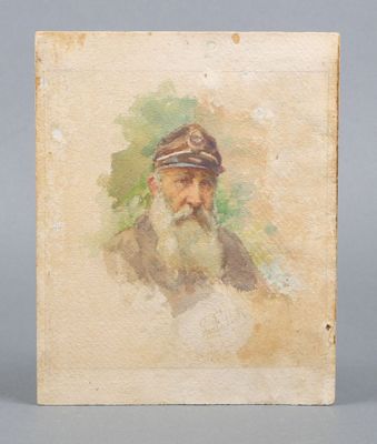 Giovanni FATTORI (1825-1908) "Portrait d'officier Garibaldin…