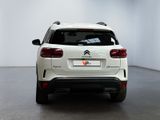 the rear end of a white citrole parked in a white room