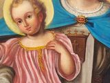 an image of a painting of a woman holding a child