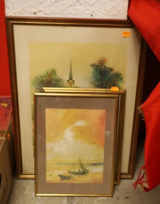 a picture of a picture of a boat in the water