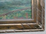 a picture of a painting on the wall of a room