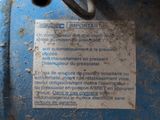 a sign on the side of a machine that says it is important to use
