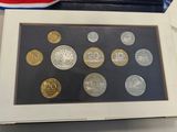 a picture of a box of coins on a table