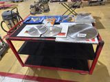 a picture of a table with a lot of tools on it