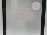 a black picture frame with a picture of a dog on it