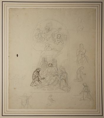 DUMAS Michel, 1812-1885, Descente de croix - Sainte catherin… - Photo 1