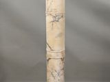 an image of a white marble pedestal with a marble top