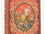 a book with a picture of a woman in a boat on it
