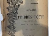 an old book with a lot of stamps on it