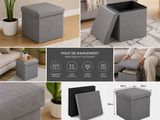 a collage of pictures showing different types of storage boxes