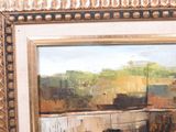 a picture of a painting on the wall of a room