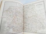 an open book with a map of the country of germany