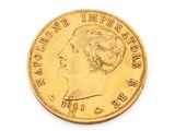 an image of a gold coin with a woman ' s face on it