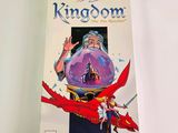 the cover of a video game called kingdom from the beginning of dragons lair