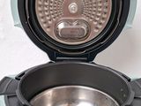 an image of a close up of a food processor on a table