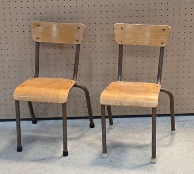 Paire de chaises d'enfant