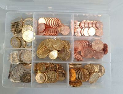 "NUMISMATIQUE -MONNAIE EUROS SERIE de pièces d'euros, Portug…