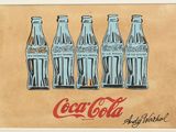 an image of a picture of a group of coca cola bottles