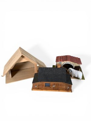 Lot de maquettes de ferme