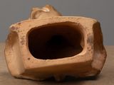 a small piece of pottery that is sitting on a table