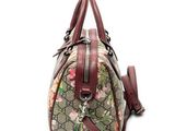 guccissi gg blooms mini duffle bag