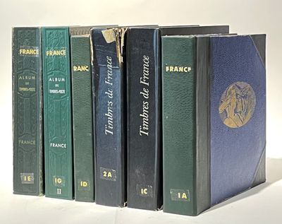 1 caisse réunissant 2 collections de France Neuf et Ob.
