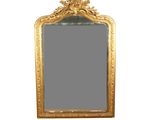 an image of a gold framed mirror on a white background