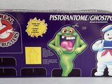 a box that has a ghostbust and a ghostbust figure on it