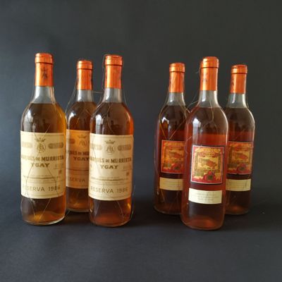 Six btles MARQUÉS DE MURRIETA, Ygay, 1986 - Photo 1