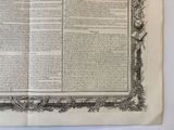 an old book with a picture of a man on a horse in a field