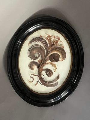 a picture of a picture of a clock on a wall