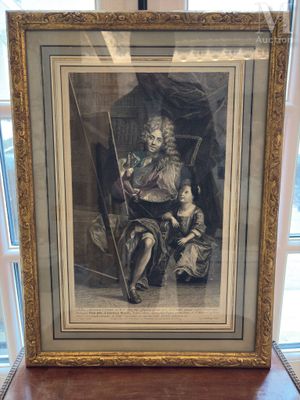 an old picture of a man sitting in a chair in front of a window