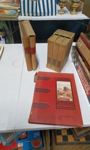 Lot de six livres : Arts plaisirs et travaux du jardinage en troi...