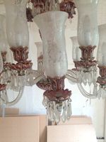 Travail Ottoman, début XXème, Important lustre en verre à 24… (photo 4)