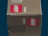 a box that has a lego airplane inside of it