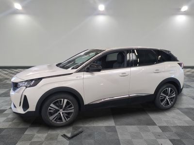 the white car is parked in a large room with a checkered floor