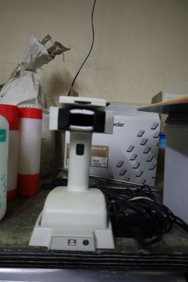 an image of a scale on a counter in a room