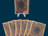 a picture of a set of four cards with a picture of a black hole in the middle of them
