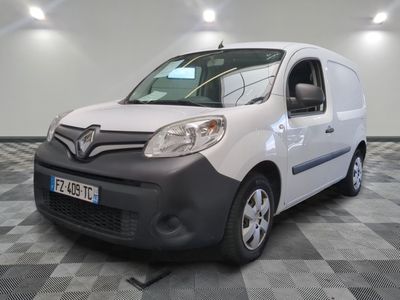 a picture of a white van parked in a room