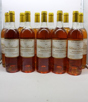 1986 Ch LAMOTHE,Despujols,Sauternes 11 Blles, Voir photo pou…