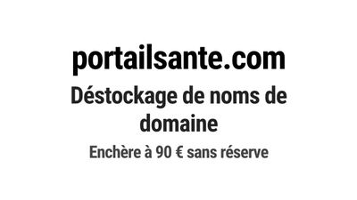 Nom de domaine portailsante.com.