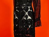 a black and white dress on a mannequin mannequin mannequin mannequin mannequin mannequin mannequin mannequin mann