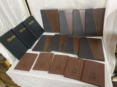 Lot de menus d'occasion