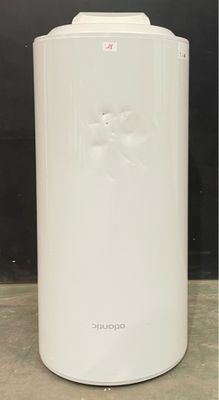 an image of a white air purifier sitting on top of a counter