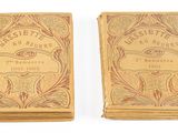 paire d'ex-libris français anciens datant de la première moitié du XXe siècle