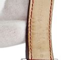 a close up of a watch strap on a wrist