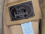 a close up of a jacket with a label on it