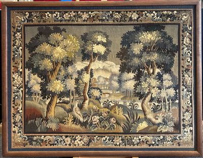 a picture of a tapestry hanging on a wall